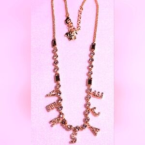 VTG VERSACE Rhinestone Necklace